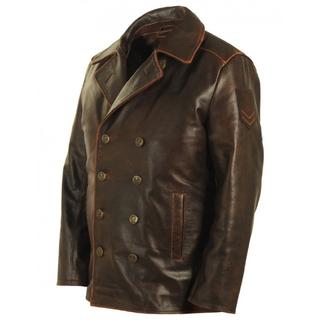Бушлат из кожи Nimitz brown (Art.130)